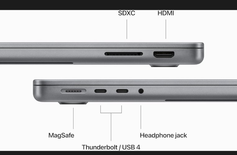 Get 1 year free internet or 1 year Netflix on purchasing Apple 2023 MacBook Pro (14-inch, M3 chip with 8‑core CPU and 10‑core GPU, 8GB Unified Memory, 1TB) - Space Grey