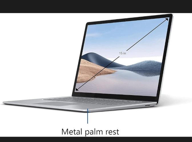 Get 1 year free internet or 1 year Netflix on purchasing Microsoft Laptop 4 - 15" inches Screen, AMD R7/Windows 10 Home/8GB RAM/256 GB SSD/ Platinum - (5UI-00049)