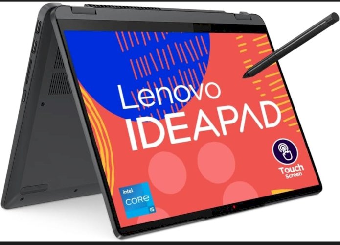 Great deal get 1 year mobile  recharge and upto 10000 cashback cost should be above 50000 Lenovo IdeaPad Flex 5 Intel Core i5-1235U 14"(35.56cm) WUXGA IPS 2-in-1 Laptop (16GB/512GB SSD/Win 11/Office 2021/Backlit KB/Fingerprint/FHD Camera/Alexa/3 month Game Pass/Storm Grey/1.5Kg),82R700JJIN